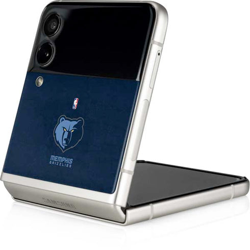 NBA Memphis Grizzlies Distressed Galaxy Z Flip3 5G Skin